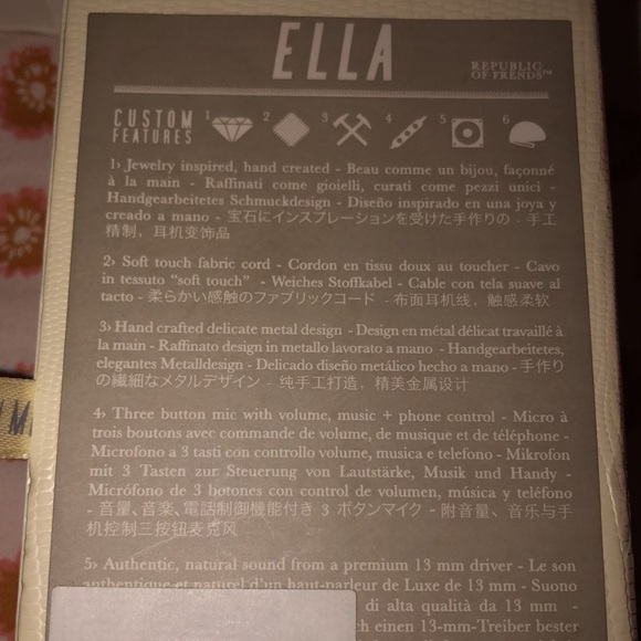 Rare Vintage Frends Ella Earbud Headphones - Picture 10 of 11